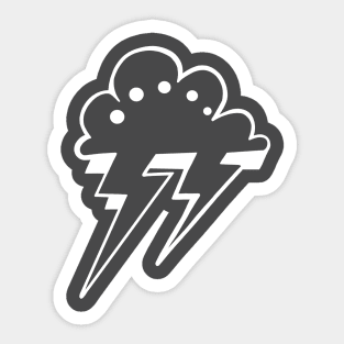 dark cloud (W) Sticker